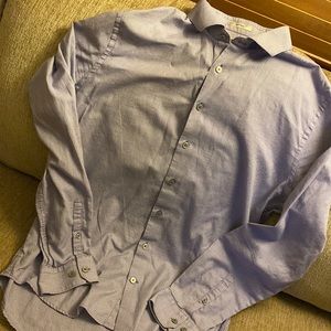 Long sleeve purple-ish dress shirt